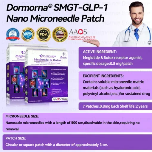 𝐷𝑜𝑟𝑚𝑜𝑟𝑛𝑎® 𝑀𝑒𝑔𝑙𝑢𝑡𝑖𝑑𝑒 & 𝐵𝑜𝑡𝑜𝑥 𝑁𝑎𝑛𝑜-𝑚𝑖𝑐𝑟𝑜𝑛𝑒𝑒𝑑𝑙𝑒 𝐽𝑜𝑖𝑛𝑡 𝑃𝑎𝑡𝑐ℎ
